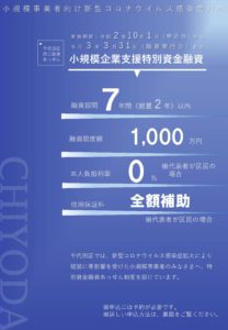 小規模企業支援特別資金のお知らせ
