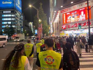 アキバ客引き防止パトロールをしております