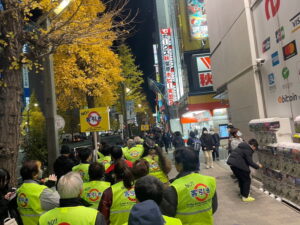 秋葉原客引き防止パトロールに参加しました