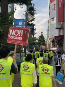 秋葉原客引き防止パトロール7月15日